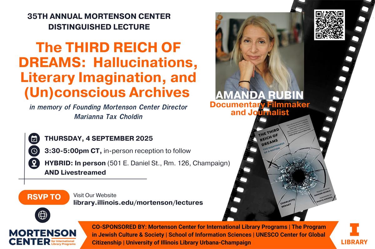 Postcard of 35th Annual Mortenson Distinguished Lecture, by Amanda Rubin